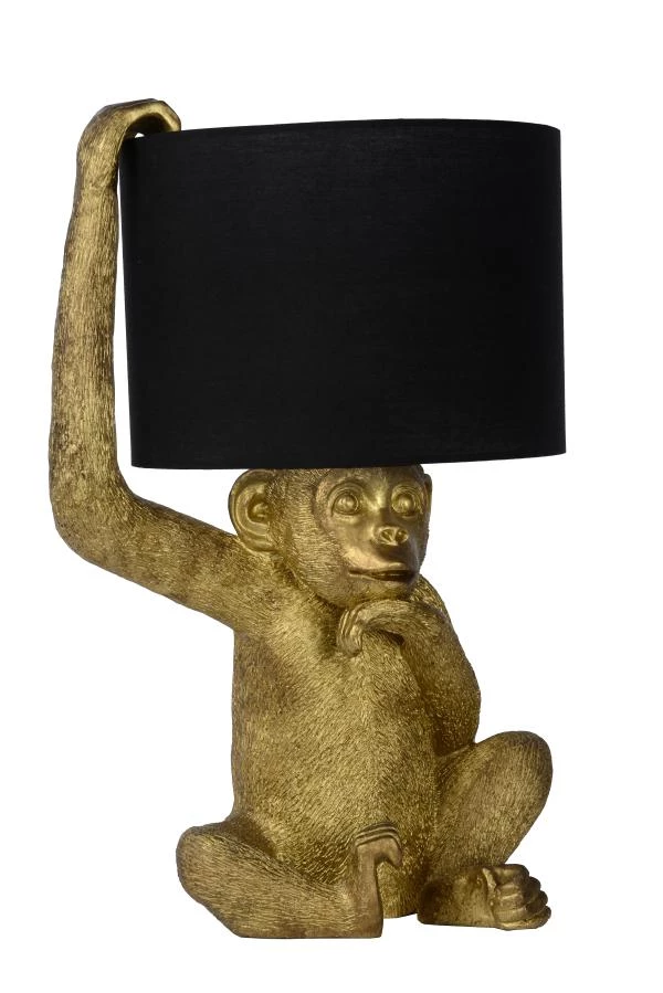 Lucide EXTRAVAGANZA CHIMP - Table lamp - Ø 30 cm - 1xE14 - Black - turned off